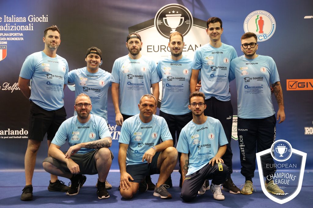 Champions League di Calcio Balilla: Quarti gli italiani del Cbn Napoli Champions League di Calcio Balilla: Quarti gli italiani del Cbn Napoli