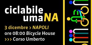 Ciclabile umana a Napoli, il Flash Mob per una mobilità sostenibile