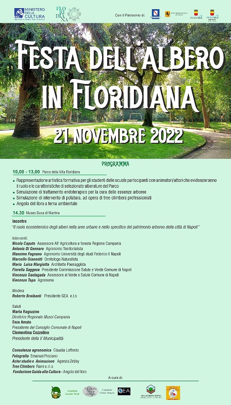 Villa Floridiana, arriva la Festa dell'Albero: il programma