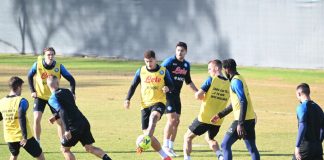 Calcio Napoli, domani allenamento congiunto con Juve Stabia