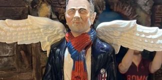 Sinisa Mihajlovicun tra i pastori di San Gregorio Armeno