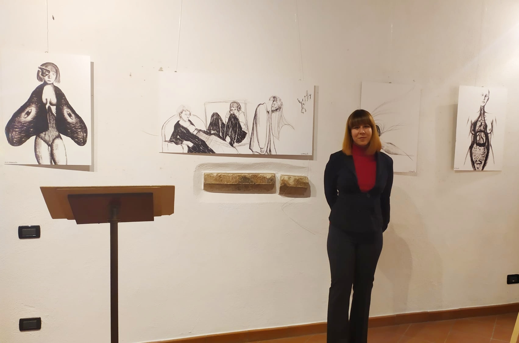Mila Maraniello e la sua digital Art alla Pinacoteca Patiniana