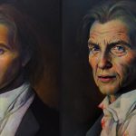 Il pittore chimico Francesco Filippelli allo Spazio 57 con Frammenti di Temporama Alchemico