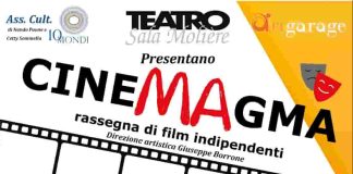 Nella Sala Moliere di Pozzuoli torna "Cinemagma" il festival di cortometraggi indipendenti