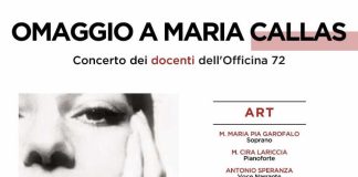 “Omaggio a Maria Callas“. Protagonista il soprano Maria Pia Garofalo 