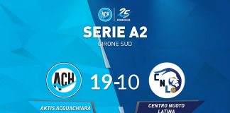 Aktis Acquachiara-Centro Nuoto Latina 19-10