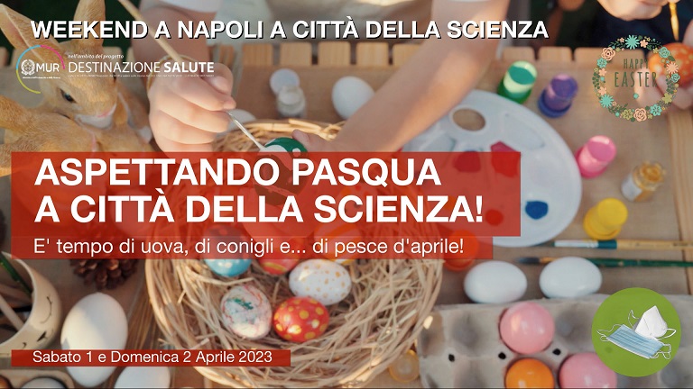 Città della Scienza, un weekend di “Caccia alle Uova” e le attività di “Ma dove vivono i cartoni”! Città della Scienza, un weekend di “Caccia alle Uova” e le attività di “Ma dove vivono i cartoni”!