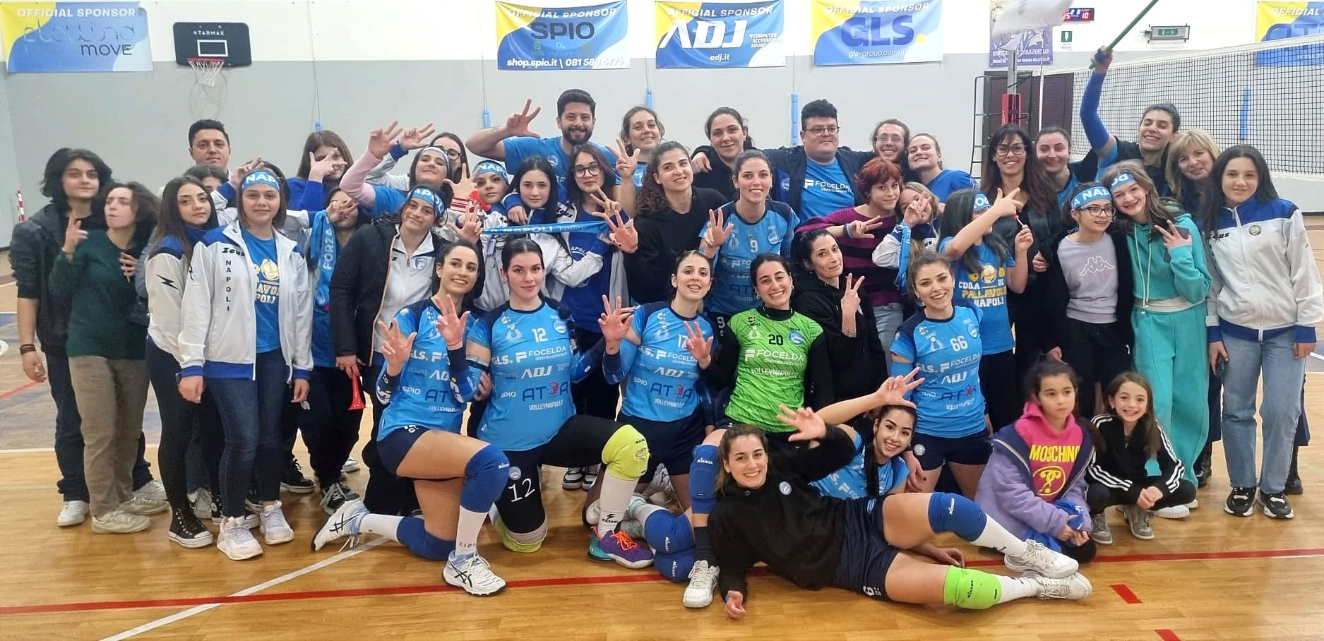 Volley Napoli, 3-0 contro Partenope e secondo posto in campionato blindato