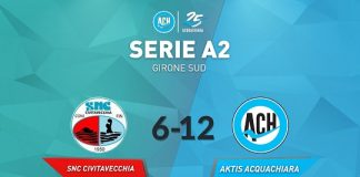 Aktis Acquachiara espugna Civitavecchia 12-6, sfata il tabù trasferta e conquista la salvezza