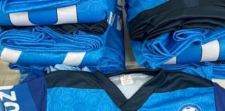 San Giuseppe Vesuviano, sequestro prodotti falsi del Napoli