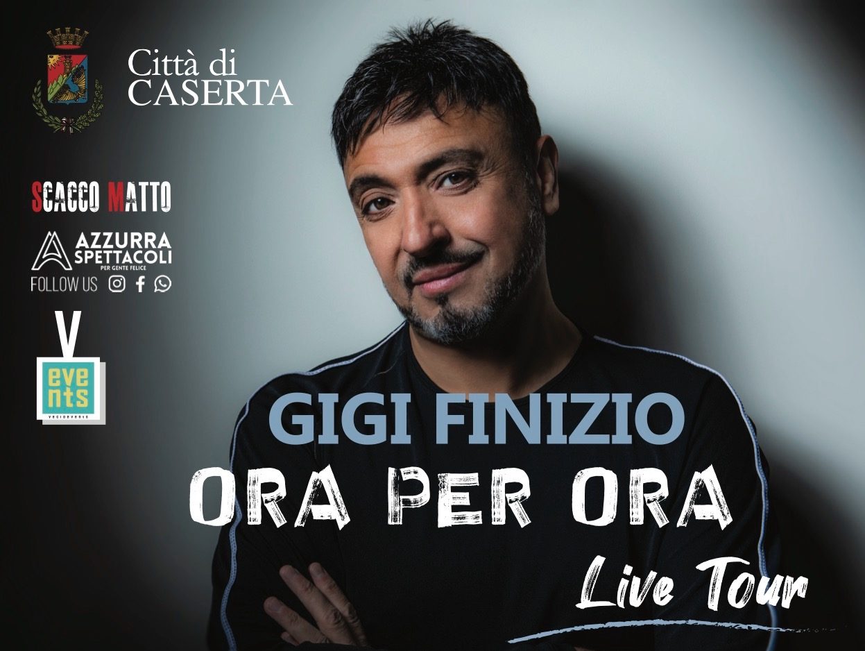 Gigi Finizio in concerto a San Leucio per Un’Estate da BelvedeRE