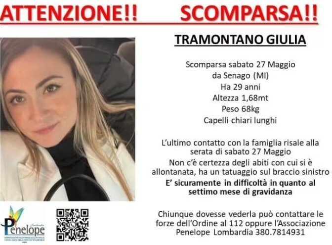 Sant'Antimo, incinta di 7 mesi scomparsa nel Milanese