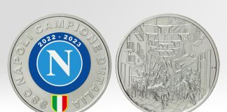 Calcio Napoli, coniate medaglie Campione d'Italia 2022-2023