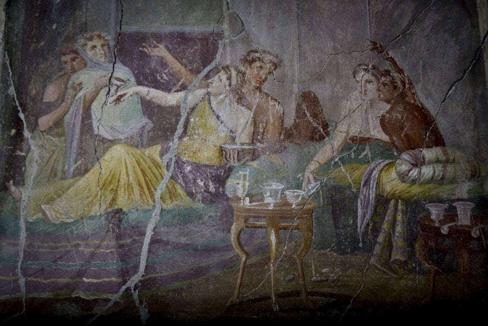 Pompei, 2 nuovi scheletri nella domus dei Casti Amanti