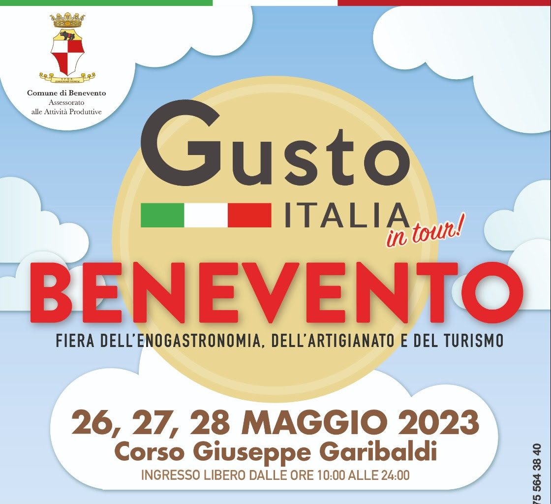 Gusto Italia arriva a Benevento: laboratori, spettacoli e degustazioni