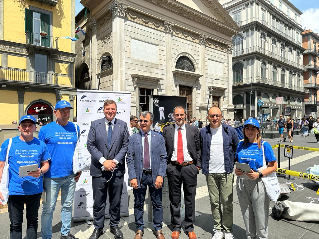 Marevivo e BAT Italia presentano a Napoli la campagna “Piccoli gesti, grandi crimini” Marevivo e BAT Italia presentano a Napoli la campagna “Piccoli gesti, grandi crimini”