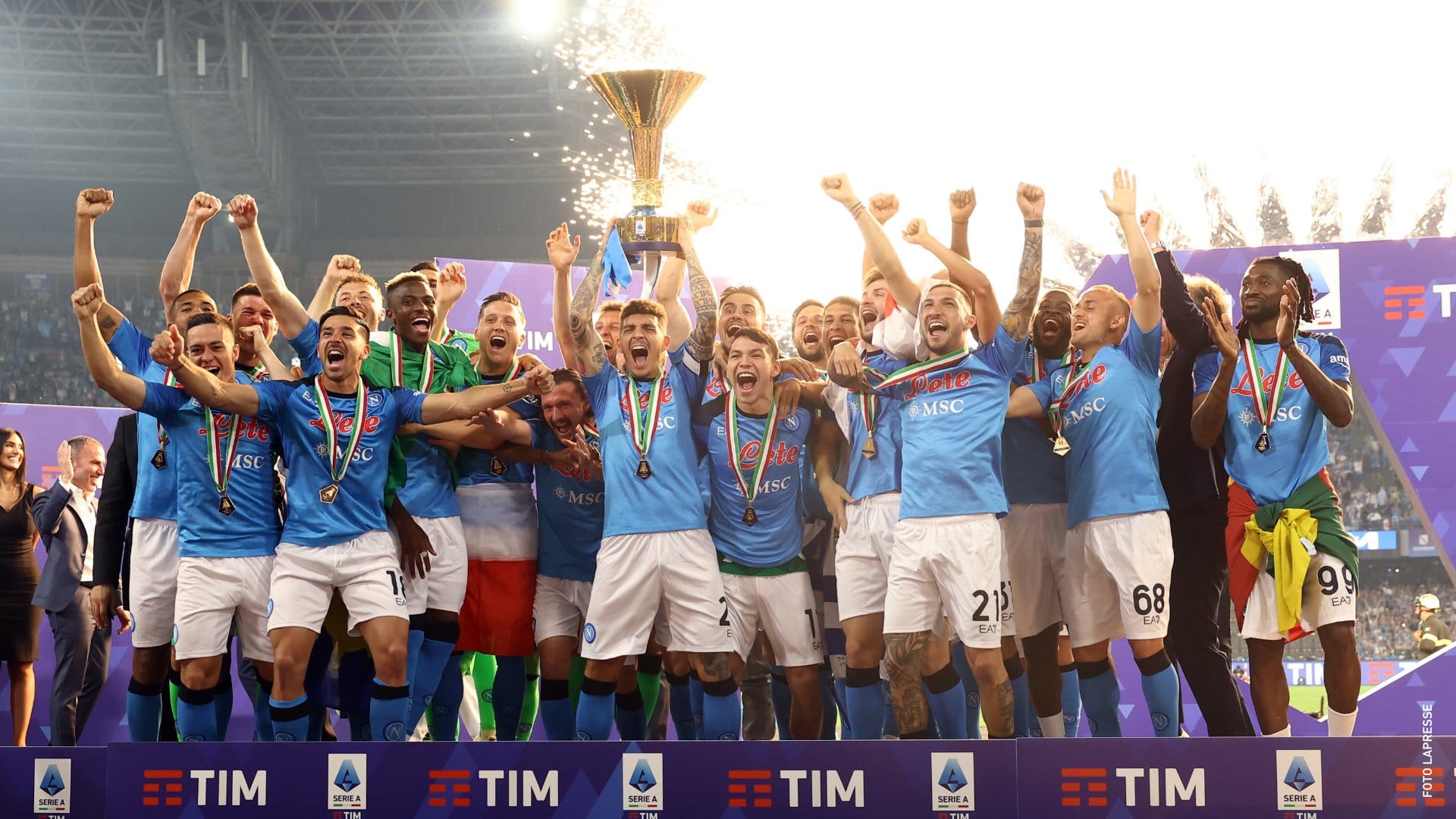 Calcio Napoli Sampdoria 2 0. Ultimo acuto di un’opera eccezionale