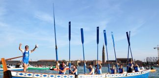 Amalfi, regata sulla Laguna: l’equipaggio misto vince sui 1000 metri