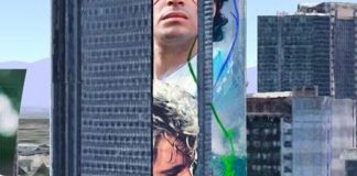 Centro direzionale: Jorit inizia murale su ex Torre Enel