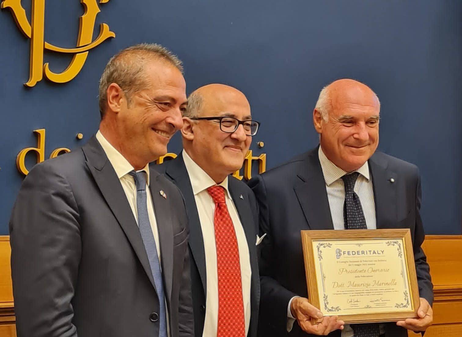Maurizio Marinella nominato Presidente onorario di Federitaly