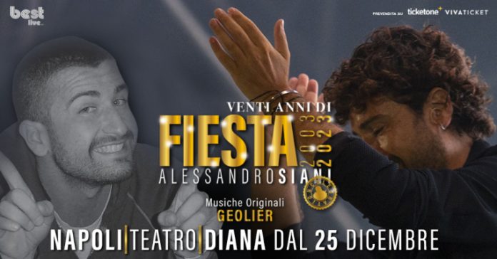 Alessandro Siani festeggia i 20 anni di carriera al Teatro Diana