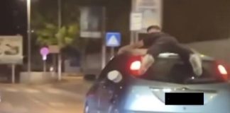 Agnano, a 130 km/h sul tetto dell'auto: la nuova challenge