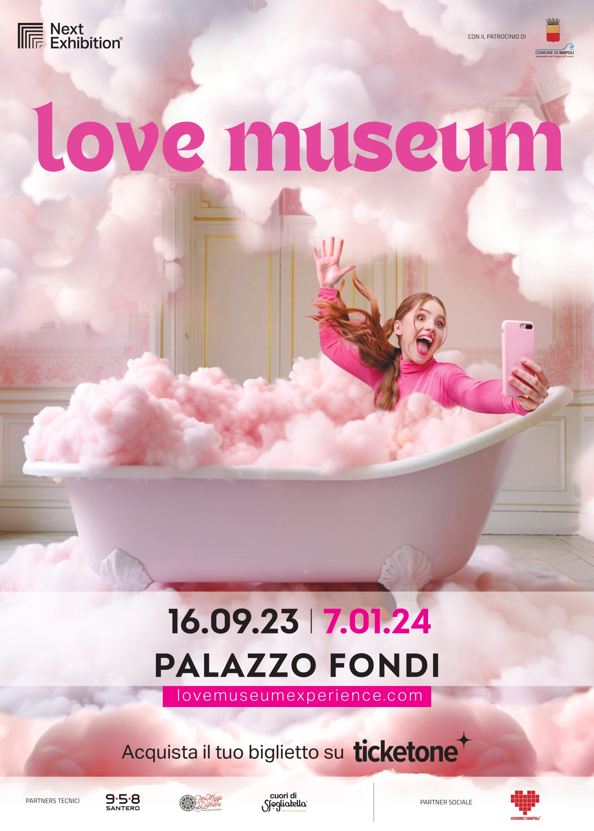 Love Museum a Napoli a Palazzo Fondi dal 16 settembre