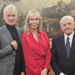Sting e sua moglie in visita a Palazzo Santa Lucia dal presidente De Luca
