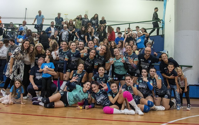 Volley Napoli, buona la prima: 3-0 contro Agropoli-Paestum