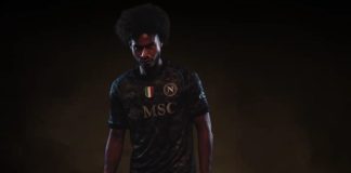 Calcio Napoli, presentata la nuova maglia Halloween