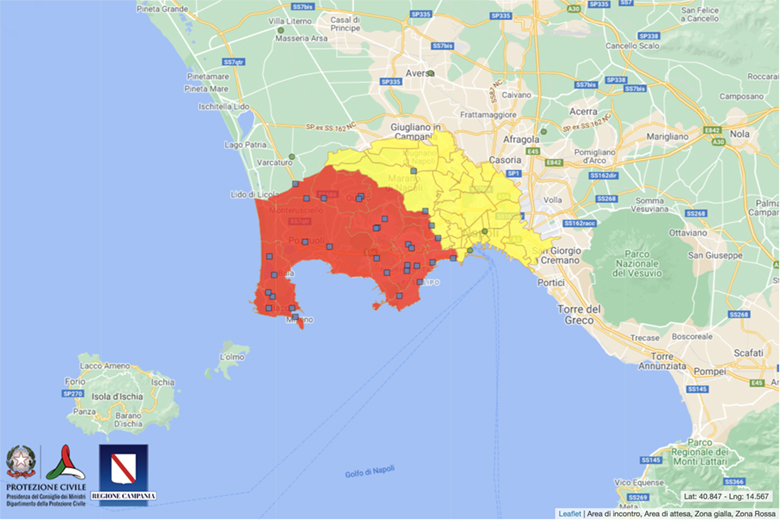 Evacuazione Campi Flegrei, quali sono i quartieri di Napoli che rientrano nella zona rossa