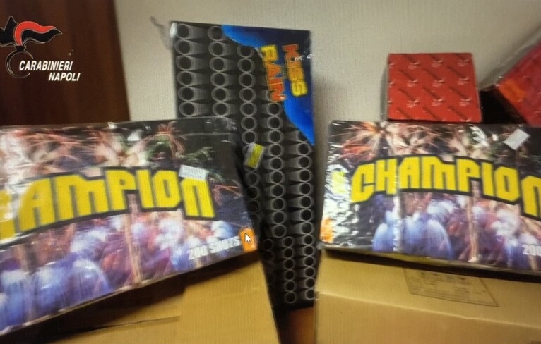 Nola, fermato furgone con 350 kg di botti