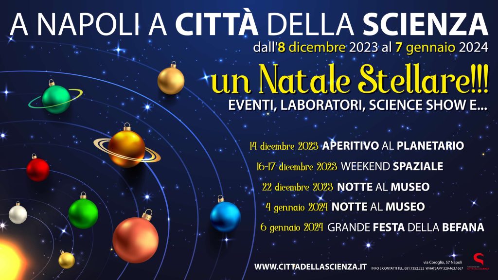 città della scienza eventi natale