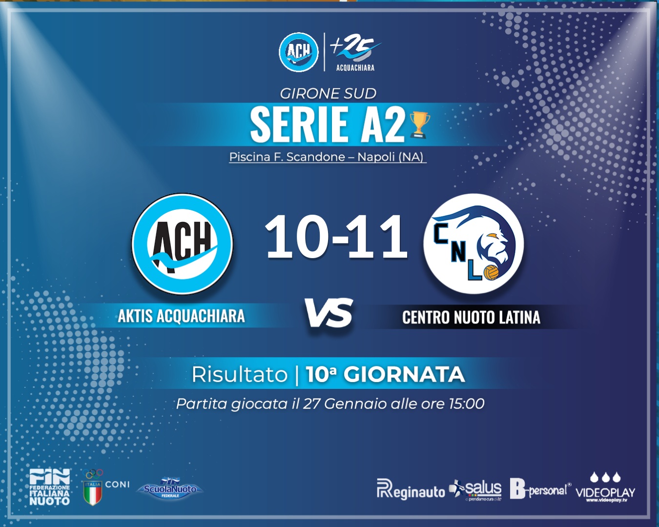 Aktis Acquachiara paga dazio agli errori: ko col CN Latina