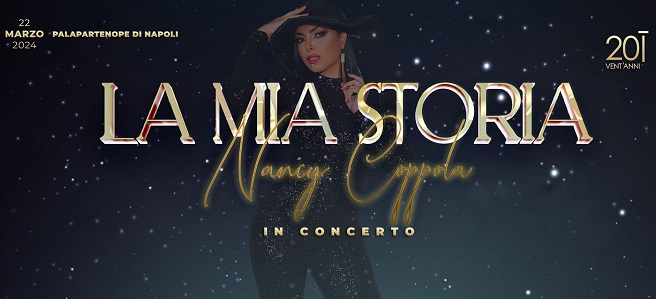 Nancy Coppola in concerto al Teatro Palapartenope di Napoli il 22 Marzo