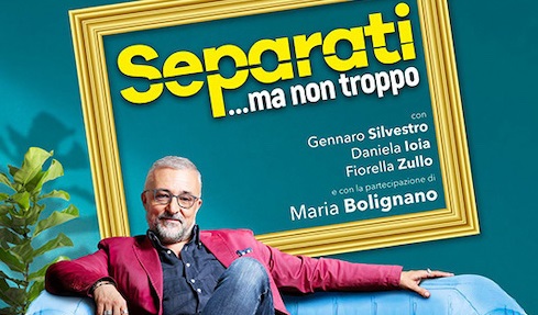 Teatro Cilea di Napoli, Paolo Caiazzo in scena con la commedia “Separati… ma non troppo”