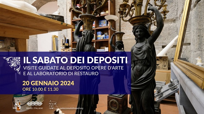 Palazzo Reale di Napoli, domani visite guidate al laboratorio di restauro