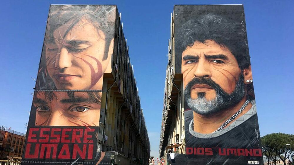 San Giovanni a Teduccio, a rischio murale Maradona