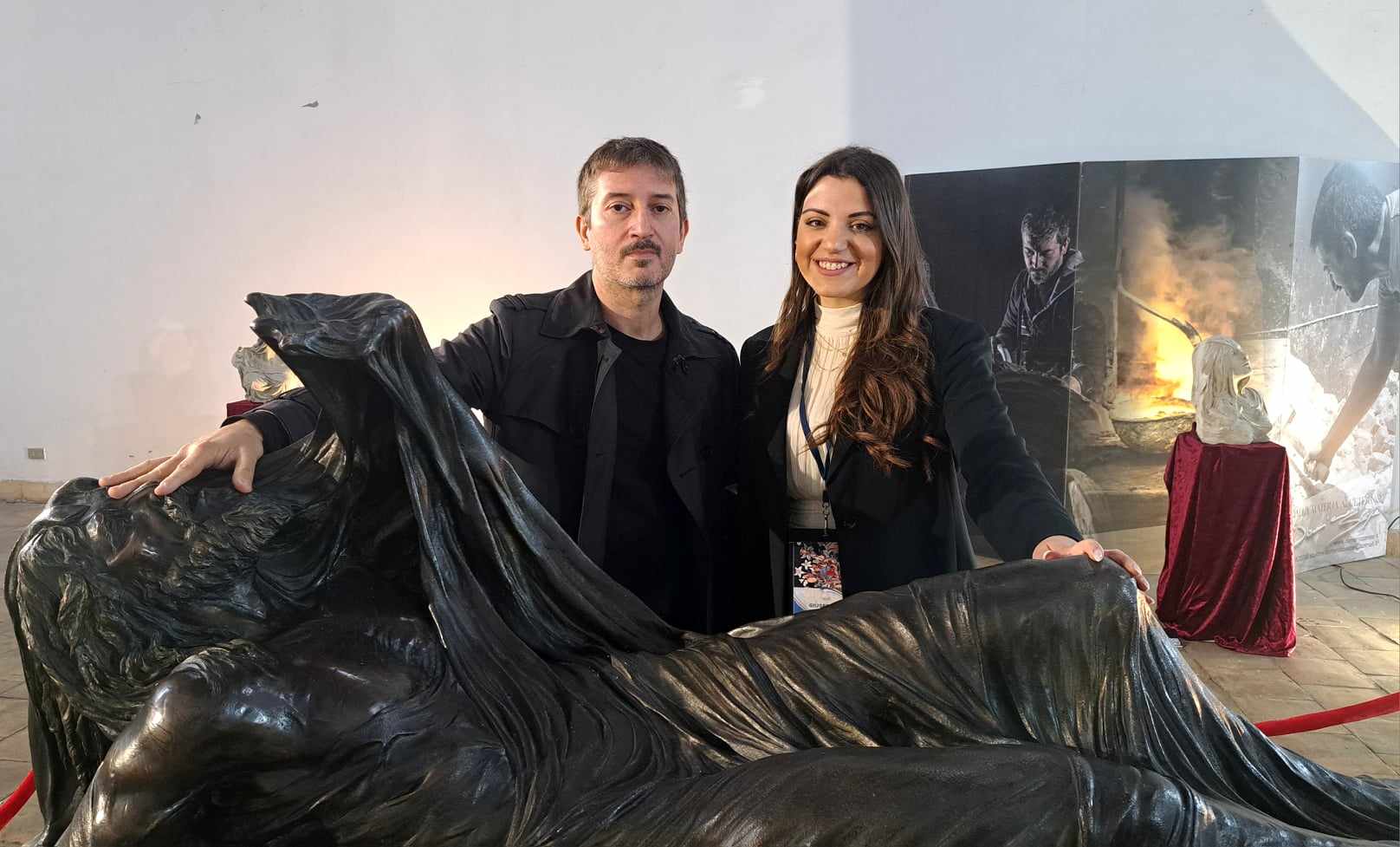 Inaugurata nella Cappella Palatina al Maschio Angioino la mostra di Domenico Sepe "Rivelato- I Misteri del Sacro"