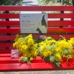 A Bagnoli inaugurata la panchina rossa dedicata alle donne