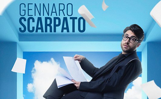Gennaro Scarpato in scena al Teatro Cilea in "Prove tecniche di Ambarabà”