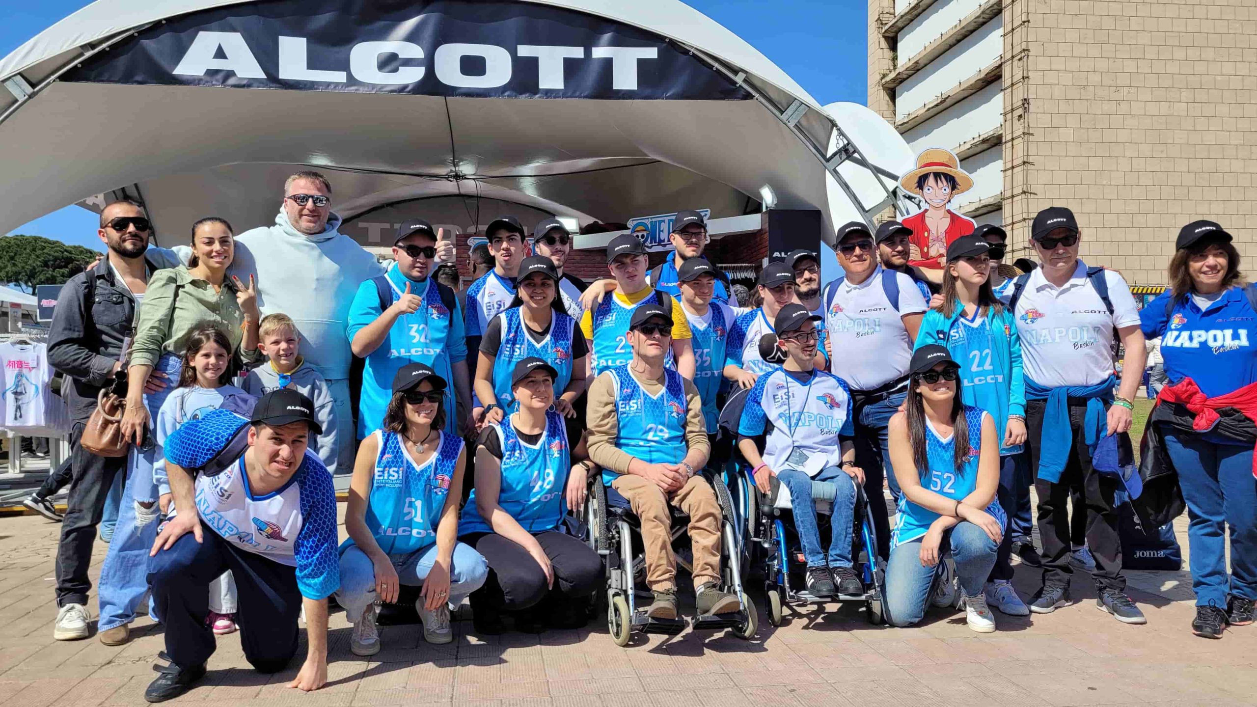 Bambini e ragazzi di sei associazioni ospiti di Alcott al COMICON Napoli 2024