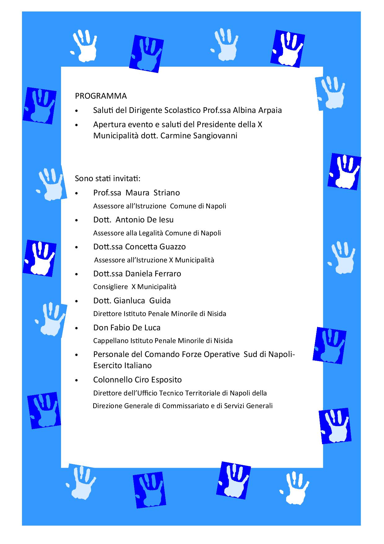 Fuorigrotta, “A scuola di legalità” presso il 63° Circolo Didattico 'Andrea Doria'