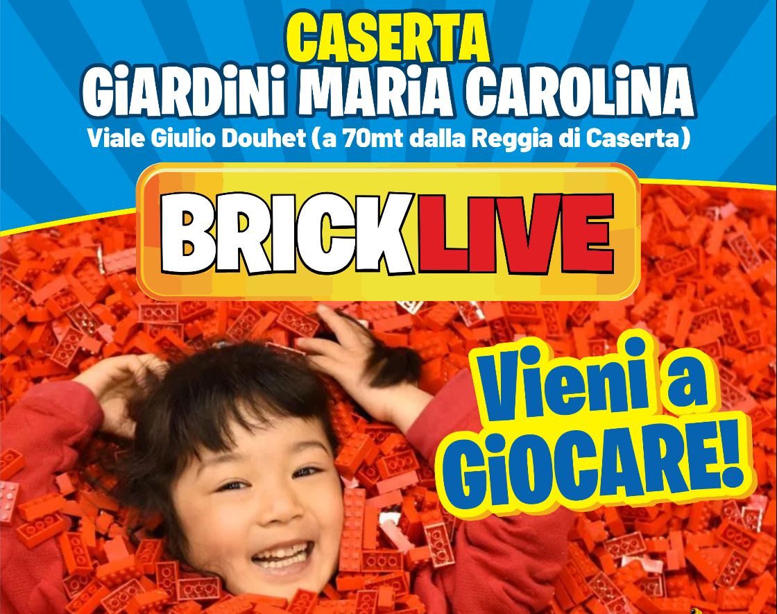 Successo ai Giardini Maria Carolina a Caserta per il Mondo LEGO