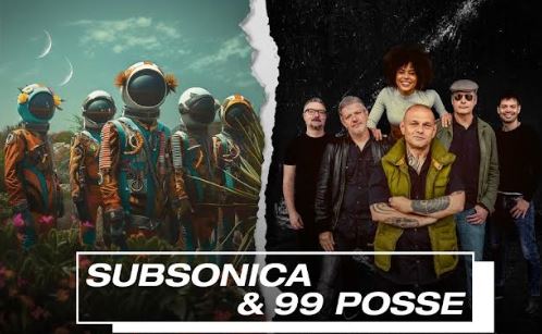 Subsonica e 99Posse insieme sul palco dell'Arena Flegrea