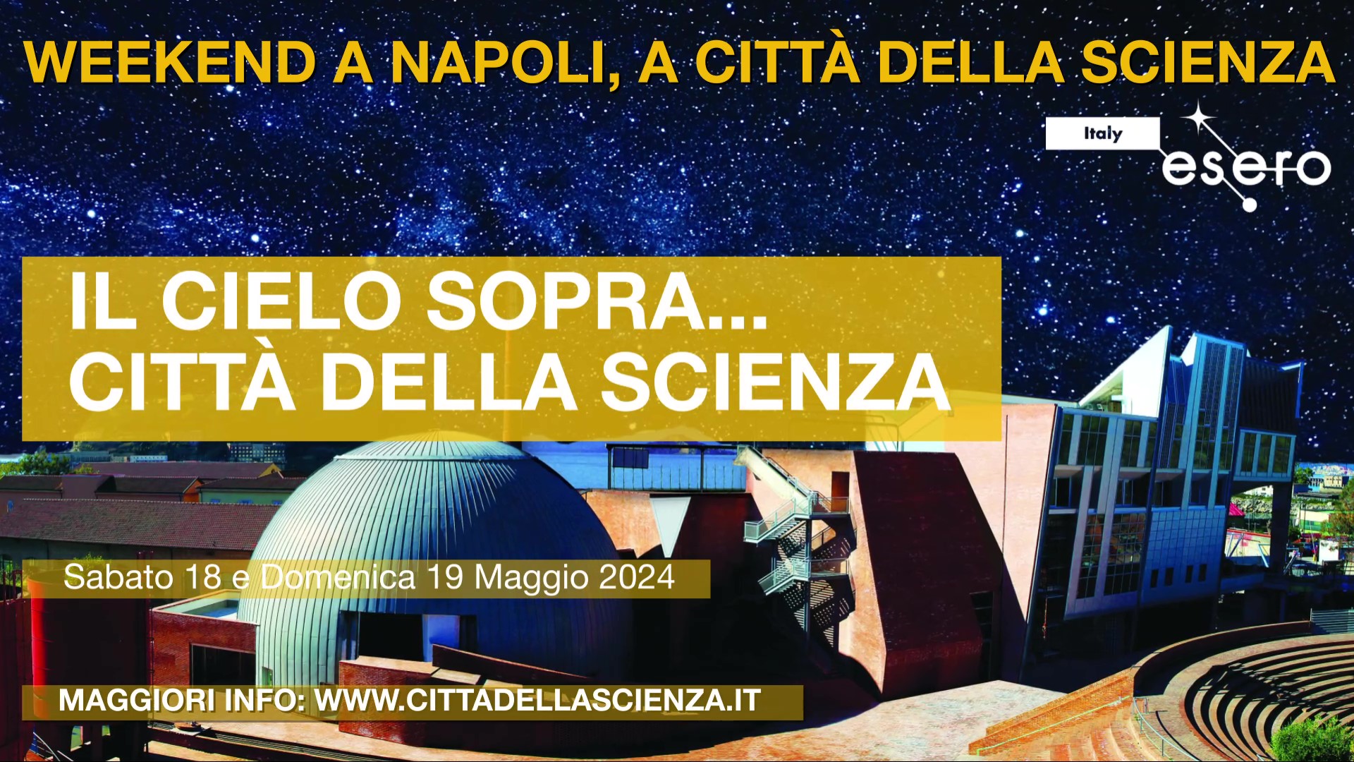 Città della Scienza celebra la Giornata Mondiale dell'Astronomia, il programma