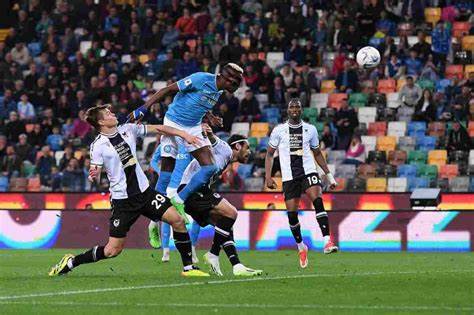Per il Calcio Napoli solo 1-1 ad Udine