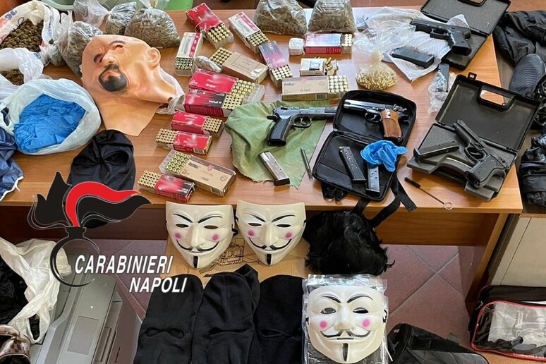 Piazza Garibaldi, passamontagna e maschere di “Breaking Bad”: scoperto market per rapine