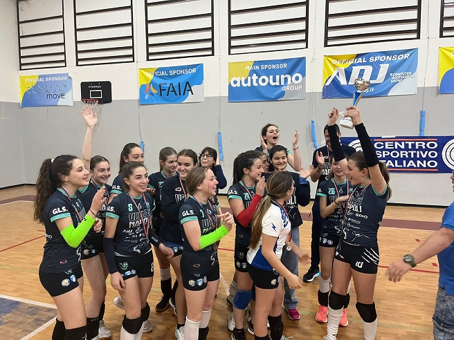 Volley Napoli, terzo posto alle Final Four CSI Under14