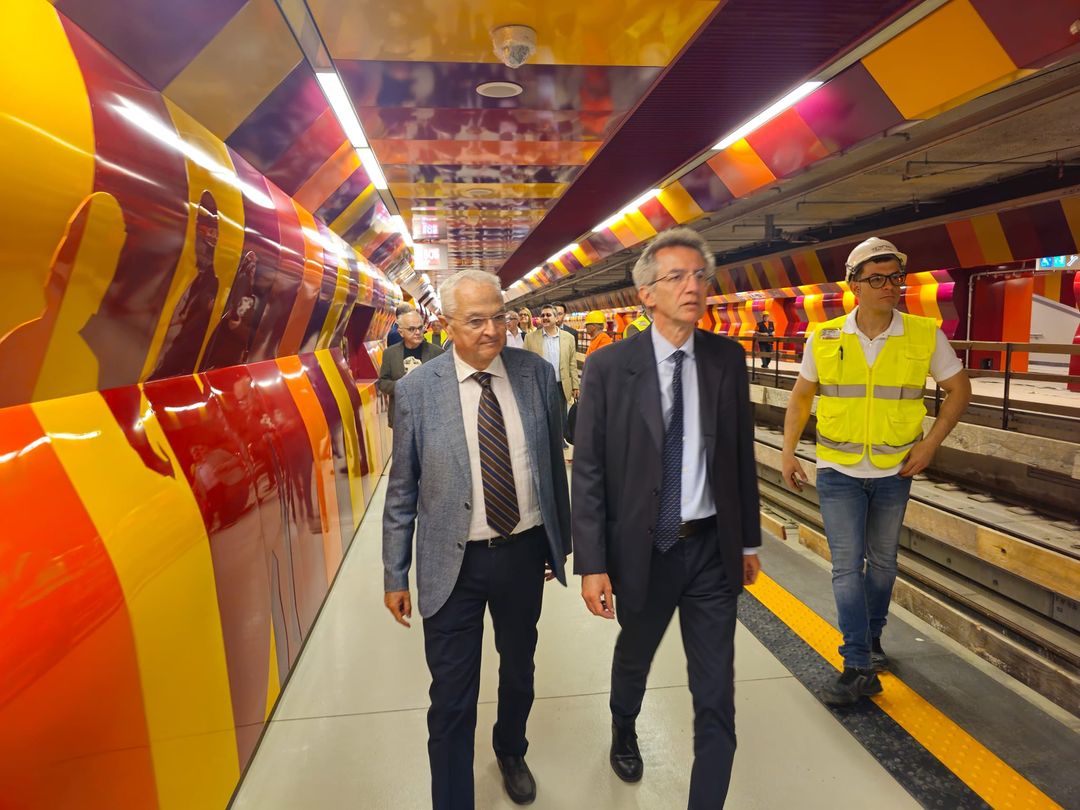 Entro fine anno l'apertura della metro linea 1 alle stazioni Centro Direzionale e Tribunale